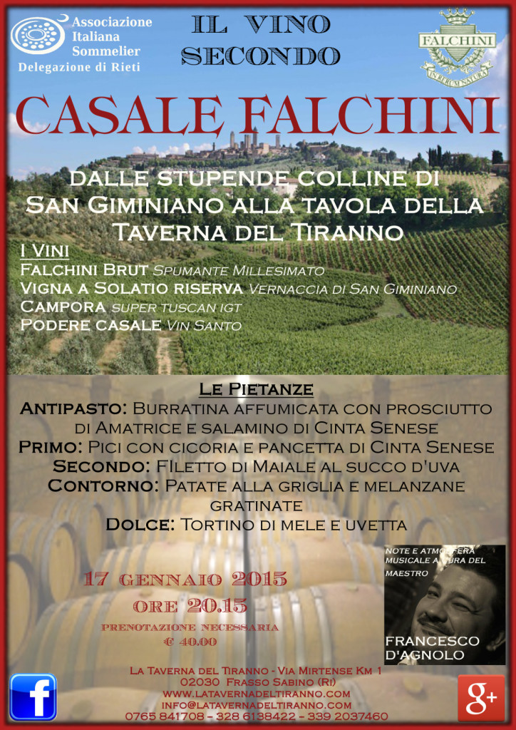 Il Vino secondo Casale Falchini